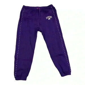 SUPREME Silver Studded Purple  Sweatpants - Rare color Collector